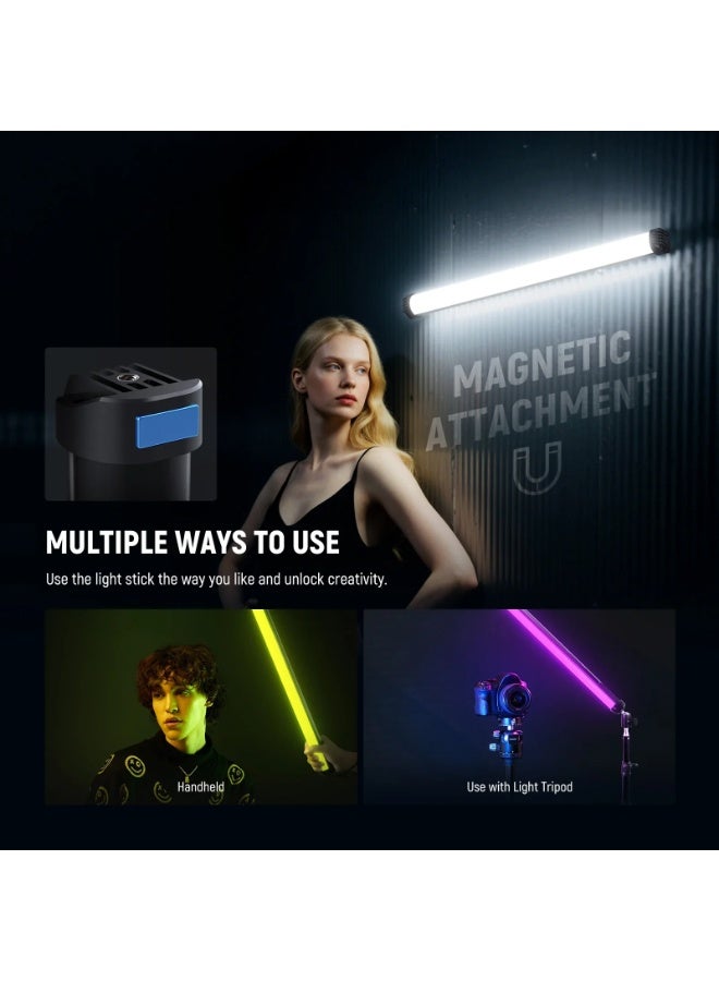 Neewer BASICS SL50 21" Magnetic Handheld RGB Light Wand - Image 5